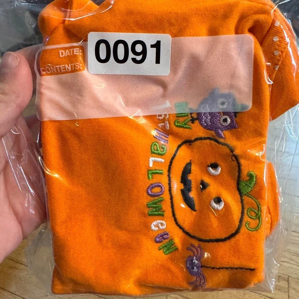 Baby Gear Orange My 1st Halloween Long Sleeve Bodysuit‎ 3-6M